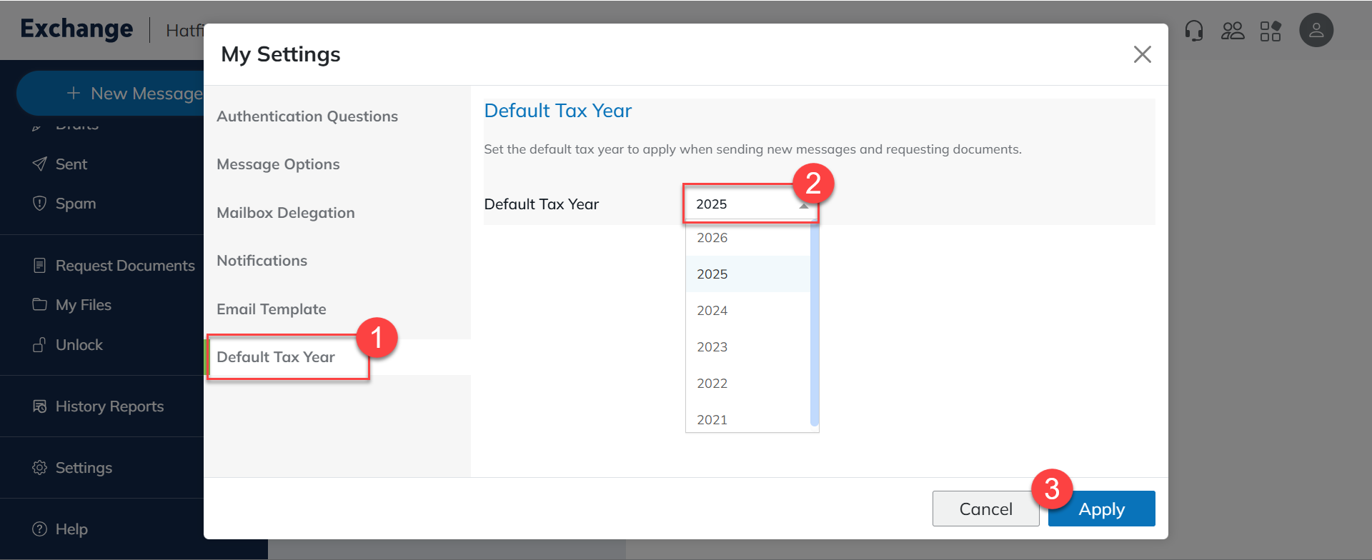 My Settings - Default Tax Year.png